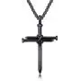 Lary Jewelry Nail Cross Stainless Steel Pendants Christian Necklace 23'' Rolo Chain, 3 Colors Lary Jewelry Nail Cross Stainless Steel Pendants Christian Necklace 23'' Rolo Chain, 3 Colors
