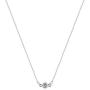 NECOCY 14K Gold/Silver Plated Dainty Cubic Zirconia Pendant Necklace Tiny Handmade Adjustable Necklace for Women Girls