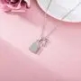 Lock and Key Necklace 925 Sterling Silver Necklace for Women Girl, 18''+2'' Lock and Key Necklace 925 Sterling Silver Necklace for Women Girl, 18''+2''