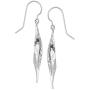 Silpada Glory Daze Hammered Teardrop Drop Earrings in Sterling Silver