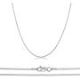 Orostar Sterling Silver 925 Italian 1MM Snake Chain, Sizes 16'' - 30'' - Made in Italy