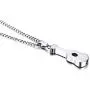 HUANIAN Stainless Steel The Guitar Urn Necklace for Keepsake Memorial Cremation Jewelry,Unisex,19.6'' Chain
