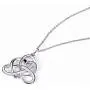 925 Sterling Silver Good Luck Irish Celtic Knot Vintage Triangle Heart Love Knot Pendant Necklace Birthday Gift for Women Girls, 18 inch 925 Sterling Silver Good Luck Irish Celtic Knot Vintage Triangle Heart Love Knot Pendant Necklace Birthday Gift for Women Girls, 18 inch