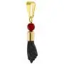 In Season Jewelry Figa Hand Charm Black Simulated Azabache Good Luck Amulet Pendant In Season Jewelry Figa Hand Charm Black Simulated Azabache Good Luck Amulet Pendant