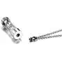VNOX Memorial Jewellery Stainless Steel Glass Hourglass Shapes Urn Cremation Pendant Necklace,Gold Plated VNOX Memorial Jewellery Stainless Steel Glass Hourglass Shapes Urn Cremation Pendant Necklace,Gold Plated
