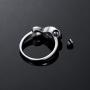 Infinity Mini Ring Hold Loved Ones Ashes Cremation Urn Ring for Women Finger Ring Memorial Jewelry