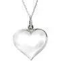 Ritastephens Sterling Silver Shiny Puffed Heart Polished Charm Pendant Necklace (Mini or Regular) Ritastephens Sterling Silver Shiny Puffed Heart Polished Charm Pendant Necklace (Mini or Regular)