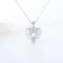 LGSY Sterling Silver Guardian Angel Wings Heart Pearl Cage Pendants for Women, Design Pearl Cage Pendants for Pearl Jewelry Making, Essential Oil Diffuser Lockets for Pearl Jewelry LGSY Sterling Silver Guardian Angel Wings Heart Pearl Cage Pendants for Women, Design Pearl Cage Pendants for Pearl Jewelry Making, Essential Oil Diffuser Lockets for Pearl Jewelry