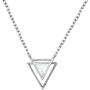 Valentines Day Gifts Created Opal Heart Necklace for Lover Women Girls 925 Sterling Silver Jewelry Pendant with Message Love You Forever Mothers Day Jewelry