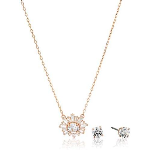 Swarovski 5480468 Womens Sunshine Crystal Pendant and Earring Set