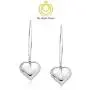 Big Apple Hoops - Mothers Day Valentine Love Heart Dangle Drop Earrings Made from Real Solid 925 Sterling Silver in 3 Color Rose, Silver or Gold with Protective Electrocoated Finish for Maximum Anti-Tarnish Big Apple Hoops - Mothers Day Valentine Love Heart Dangle Drop Earrings Made from Real Solid 925 Sterling Silver in 3 Color Rose, Silver or Gold with Protective Electrocoated Finish for Maximum Anti-Tarnish