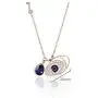 18k gold Stainless Steel Evil Eye Pendant Necklace Zircon Crystal Fashion Clavicle Lucky Necklace 18k gold Stainless Steel Evil Eye Pendant Necklace Zircon Crystal Fashion Clavicle Lucky Necklace