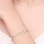 S925 Sterling Silver Bracelets for Women and Teen Girls Infinity Heart Jewelry Gift for Lovers S925 Sterling Silver Bracelets for Women and Teen Girls Infinity Heart Jewelry Gift for Lovers