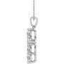1 1/2 Carat Diamond Cross Pendant Necklaces in 14K Gold (Included Silver Chain) - IGI Certified 1 1/2 Carat Diamond Cross Pendant Necklaces in 14K Gold (Included Silver Chain) - IGI Certified