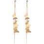 Miweel Butterfly Stud Earrings Tassel Bar Drop 14k Rose Gold Plated Chain Dangle Cute Earring Jewelry …
