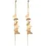 Miweel Butterfly Stud Earrings Tassel Bar Drop 14k Rose Gold Plated Chain Dangle Cute Earring Jewelry …