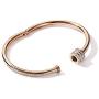 PANSTAR Silver Bracelet for Women, Tennis Bangle Bracelet, 316L Stainless Steel Bracelets Set Cubic Zirconia