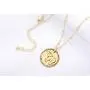 Ascona Lucky Elephant Necklaces 18K Gold/Silver Elephant Pendant Disc Necklace for Women Girls Christmas Mothers Day Gifts Ascona Lucky Elephant Necklaces 18K Gold/Silver Elephant Pendant Disc Necklace for Women Girls Christmas Mothers Day Gifts