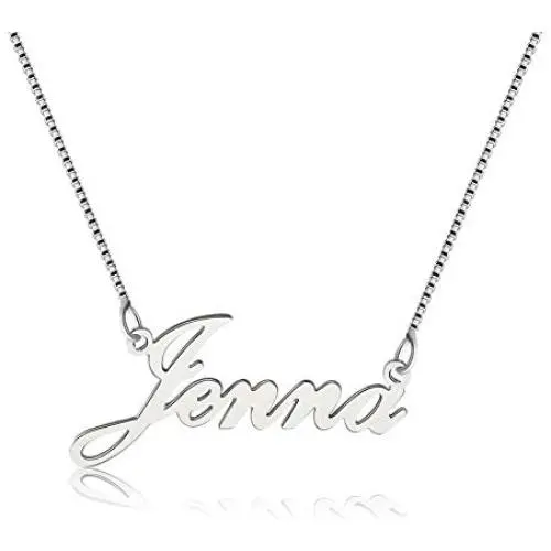 Lutilo 925 Sterling Sliver Custom Name Necklace Personalized Initial Necklaces Pendant Jewelry Gift for Her Lutilo 925 Sterling Sliver Custom Name Necklace Personalized Initial Necklaces Pendant Jewelry Gift for Her