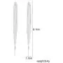 Long Tassel Dangle Drop Earrings for Woman Teen Girls Silver Gold Color Punk Sleek Metal Chain Earrings Wedding Bridesmaid Jewelry Korean Fashion Style