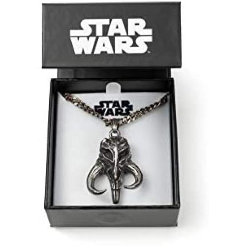 SalesOne International, LLC Star Wars Mandalorian Mythosaur Skull Pendant Necklace