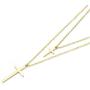 Jertom 14K Gold Plated Necklace, Double Layered Pendants, Fashion Jewelry for Women Girls