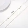 14K Yellow Gold 2'' 3'' 4'' Necklace Chain Extender, Dainty Durable Strong Removable Chain Extender for Gold Necklace Bracelet Jewelry