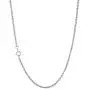 Nuragold 14k White Gold 1.5mm Rope Chain Diamond Cut Womens Lightweight Pendant Necklace, 14'' 16'' 18'' 20'' 22'' 24'' 26''