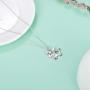 WINNICACA S925 Sterling Silver Cute Animal Necklace Birthday Jewelry Gifts for Pig/Mouse/Cow/Flamingo Lovers