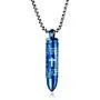 Cross Bullet Pendant Stainless Steel Necklace for Men Lords Prayer Necklace Lords Bible Cross Prayer Cremation Ashes Urn Necklace