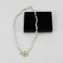 FENLDY Rhinestone Faux Planet Saturn Pearl Necklace for Women Jewelry, Fake Pearl Collar Pendant a Necklace Men with Charm for Girls Y2k Jewelry Ladies Wedding Pearl Bead Chain Crystal Choker