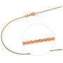 10K Yellow Gold 2.0MM Round Rolo Link Chain Necklace - Made in Italy