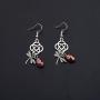 LBSBO Outlander Inspired Jewelry Celtic Knot Cross Pendant Earrings Outlander Claire Fraser Earrings Sassenach Scottish Outlander Gift