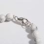 YACQ 925 Sterling Silver 6mm 8mm 10mm Gemstone Beads Necklace Earrings Sets Handcrafted Jewelry for Women