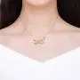 You are My Sunshine Sunflower Necklaces Sterling Silver Infinity Necklace for Women Girls,Birthday Mothers Day Gifts for Her Wife Mom Daughter