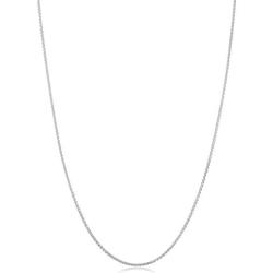 Kooljewelry Sterling Silver Round Wheat Chain Necklace (1.1 mm, 1.5 mm, 2 mm or 2.6 mm)