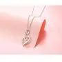 I Am Enough Jewelry Sterling Silver With CZ Pendant Necklace Anklet for Women