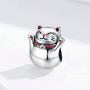 MEETCCY Mermaid Charms Original 925 Sterling Silver Charms Animal Charm Bracelets for Women European Snake Chain Bracelet
