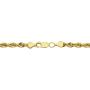 Kooljewelry 14k Yellow Gold Filled 4.2mm Rope Chain Necklace (16, 18, 20, 22, 24, 26, 30 or 36 inch)