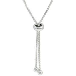 Ice Gems Sterling Silver Genuine or Created Gemstone Infinity Adjustable Bracelet