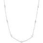 Silpada Allium Circular Station Necklace with Cubic Zirconias in Sterling Silver, 16'' + 2'' Silpada Allium Circular Station Necklace with Cubic Zirconias in Sterling Silver, 16'' + 2''