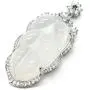 Sumray Natural ice Chalcedony Leaves Pendant Jade Necklace Pendant Jewelry Pendant for Man and Women Gifts Sumray Natural ice Chalcedony Leaves Pendant Jade Necklace Pendant Jewelry Pendant for Man and Women Gifts
