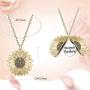HkFcle Pendant Necklace, Alloy Sunflower Necklace, eco-Friendly Pendant Necklace, Couple Jewelry/Gift (Color : 3 Colors)