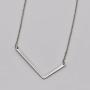HUAN XUN Initial Necklace Alphabet Letter Charm Necklaces Jewelrys Name A to Z