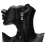 IndoTribe Meenakari Earrings For Women And Girls Bollywood Ethnic Traditional Jhumka Earrings For Women Traditional Jhumkas Indian Jewelry Dangle Earrings