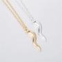 Aineecy Chili Pepper Choker Necklace Italian Horn Pendant Necklace Italian Talisman Necklace for Women Men Lucky Amulet Jewelry