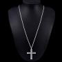 ACJFA 925 Sterling Silver Cross Urn Pendant Necklace Keepsake Memorial Cremation Jewelry for Ashes for Men for Women