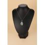Peacock Crystal Pendant Necklace for Women Healing Stone Reiki Gemstone Balance Chakra Stone Jewelry
