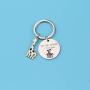 SEIRAA You Bet Giraffe I Love You Keychain Funny for Boyfriend Girlfriend Giraffe Lover Jewelry Friendship Keychain
