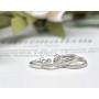 Cubic Zirconia Hoop Earrings Set - Sterling Silver Hypoallergenic Hoop Huggies Earrings Crystal Non Pierced Ear Cuff CZ Cartilage Earrings for Women Girls , 2 Pairs